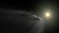 Animation of `Oumuamua outgassing