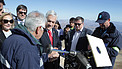 The President of the Republic of Chile at La Silla Observatory