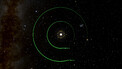 View of the orbit of two exoplanets around TYC 8998-760-1
