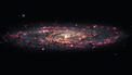Animation of the rotation of the Sculptor Galaxy