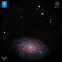 "From Earth to the Universe" — Triangulum Galaxy