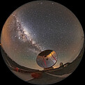 The Milky Way above La Silla Observatory