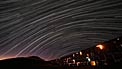 Star trails over the Paranal Residencia