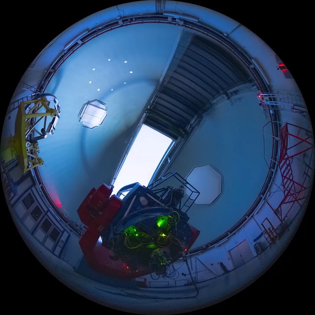 Inside the MPG/ESO 2.2-metre telescope at La Silla