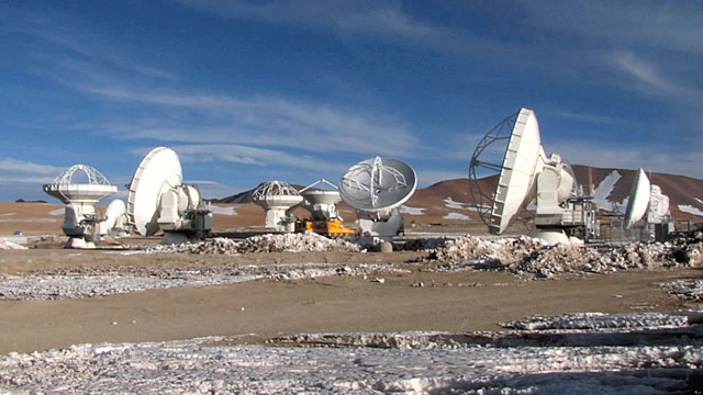 European ALMA antenna brings total on Chajnantor to 16 (time-lapse)