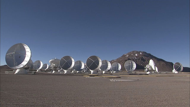 The ALMA array at the Chajnantor plane (part 8)