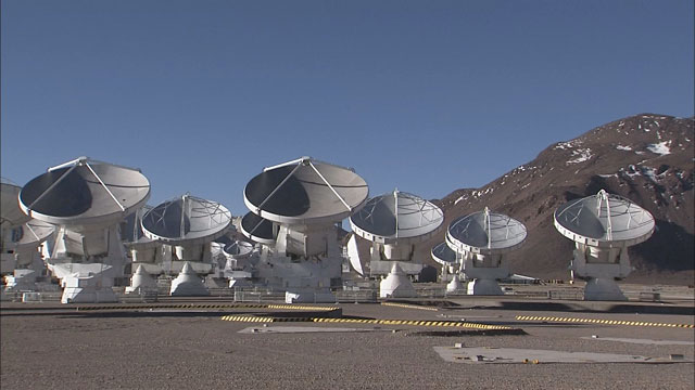 The ALMA array at the Chajnantor plane (part 9)