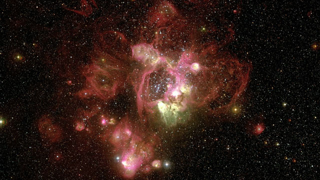 The emission nebula N44 in the Large Magellanic Cloud