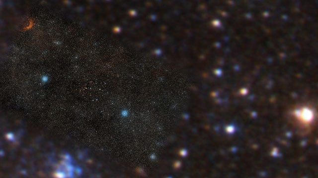 Zoom-in on the double star HD 87643