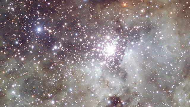Panning across NGC 3603