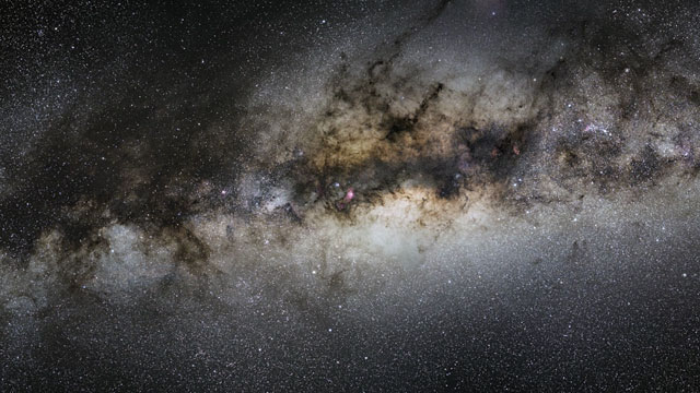 Acercamiento a la imagen de la Nebulosa de la Laguna (Messier 8) tomada por VISTA