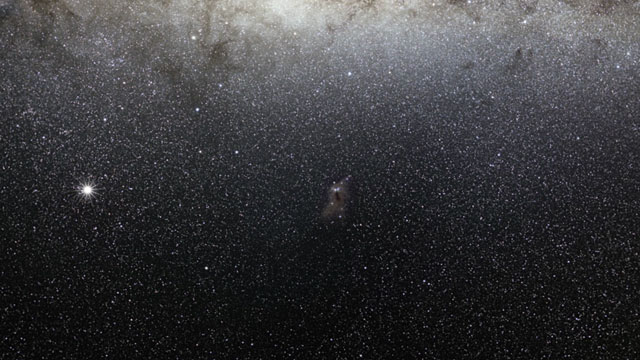 Acercamiento a una zona de nacimiento estelar en Corona Australis