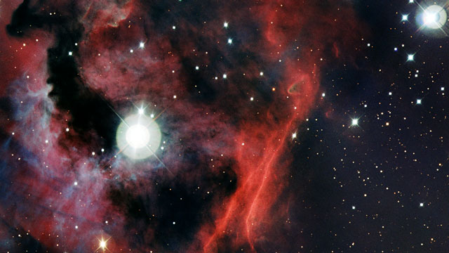 Panorámica sobre la cabeza de la Nebulosa de La Gaviota