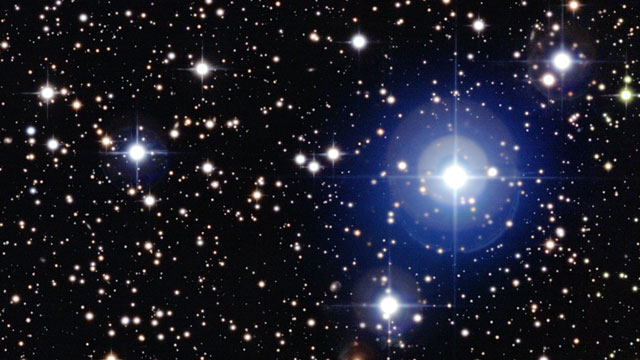 Et tættere kig på de unge stjerner i den åbne stjernehob  NGC 2547