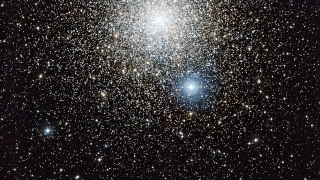 Szczegółowy widok gromady kulistej NGC 6752