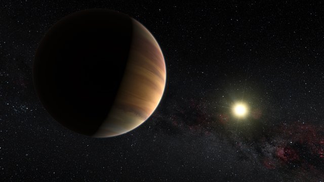 Exoplaneten 51 Pegasi b som den skulle kunna se ut