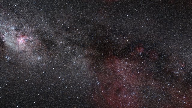 Zoom auf die Sternentstehungsregion RCW 34