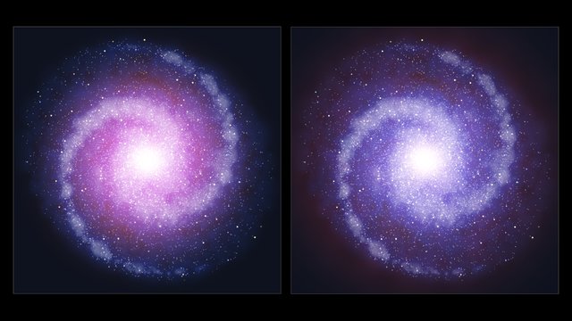 Comparatif des disques galactiques en rotation de l’Univers lointain et de l’Univers local