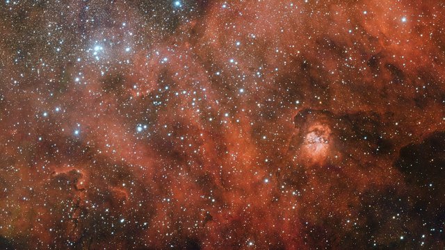 La nebulosa Sharpless 2-54 vista dal VST dell'ESO
