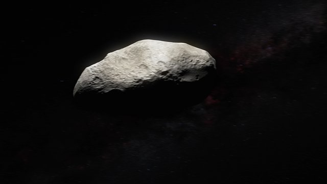 A volo radente sull'asteroide