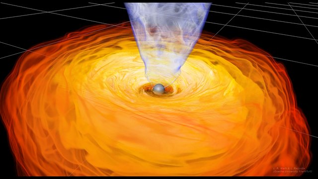 Simulazioni magnetoidrodinamiche di un buco nero