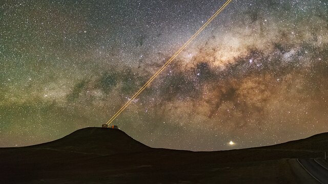 ESO-teleskop spanar in den försvagade superjätten Betelgeuse
