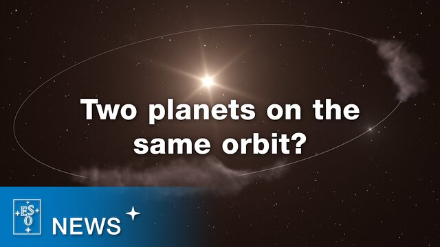 Teilt dieser Exoplanet seine Umlaufbahn mit einem Verwandten? (ESOcast 263 Light)
