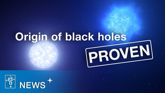 Supernovor ger upphov till svarta hål eller neutronstjärnor (ESOcast 269 Light)
