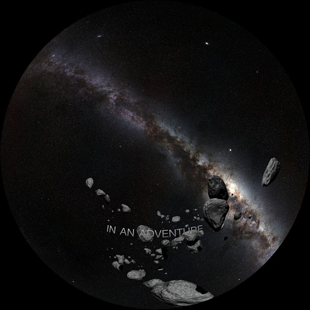 Ganzkuppel-Trailer für die Planetariumsshow "Von der Erde zum Universum"