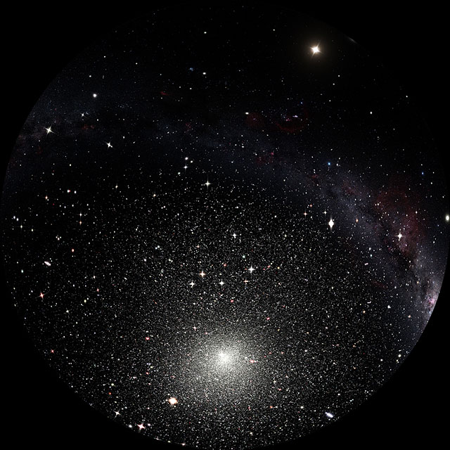 Globular cluster (fulldome artist's impression)