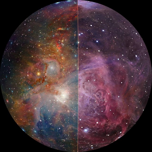 Orion Nebula in infrared (fulldome)
