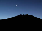 Venus and the Moon above Paranal
