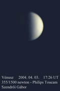 Venus in early April