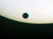 Coloured Venus in Front of the Sun