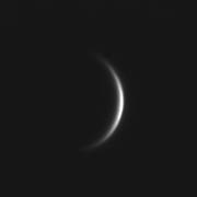 The Very Thin Crescent of Venus