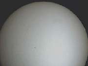 ISS passing in front of the Sun