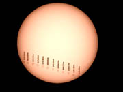 Venus Traverses the Solar Disc