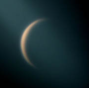 Venus' Crescent before the Occultation