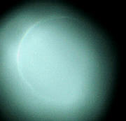 Venus' Crescent Nearing the 'Ring'