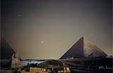 Three Planets above Giza