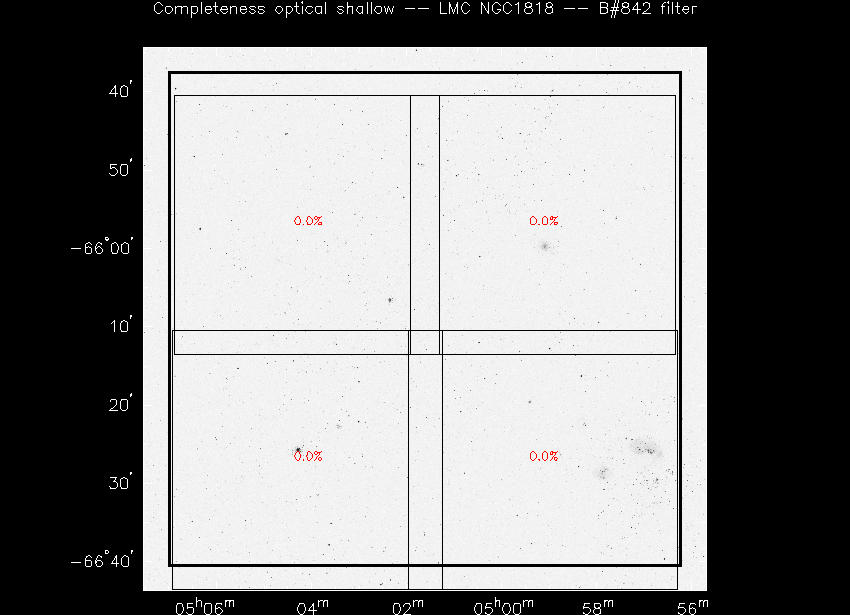Progress for LMC NGC1818 in B@842-band
