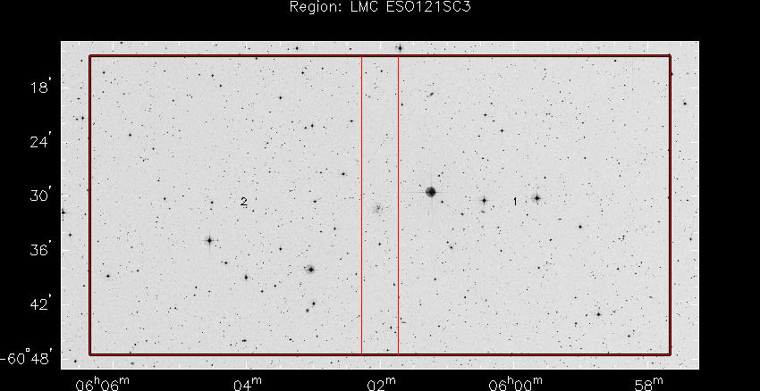 optical shallow strategy for LMC ESO121SC3
