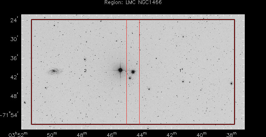 optical shallow strategy for LMC NGC1466