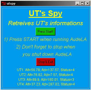 UTSpy interface