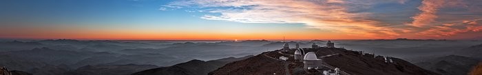 Sunset palette in the skies above La Silla