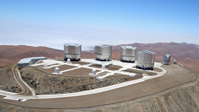 Aerial view of Paranal (Credit: Wings of Science)